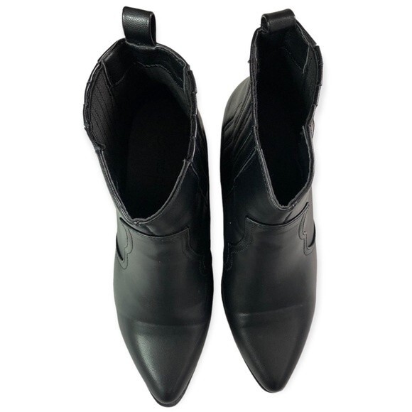 Wild Diva Women’s Black Kendra Pointed-Toe Heel Bootie - Picture 5 of 8